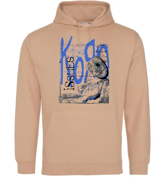 Жіноча толстовка (худі) KoЯn issues Пісочний фото