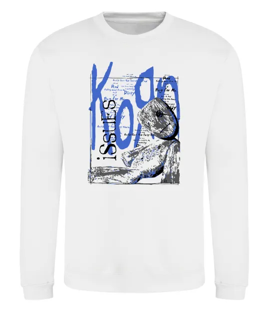 Світшот KoЯn issues Білий фото