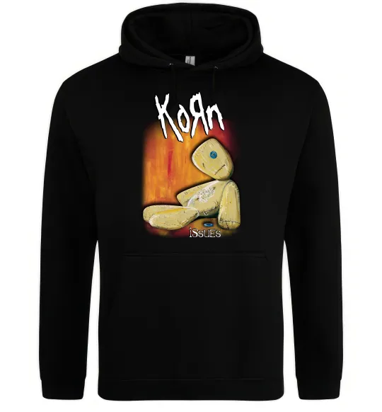 Мужская толстовка (худи) Issues Korn Черный фото