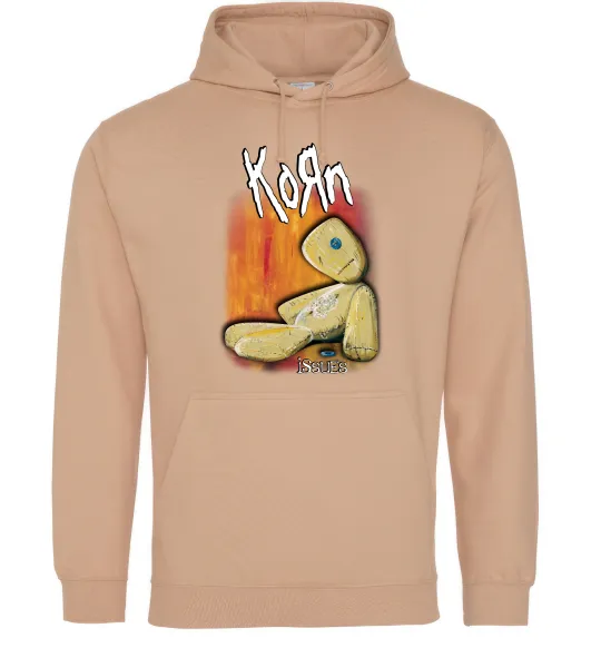 Мужская толстовка (худи) Issues Korn Песочный фото