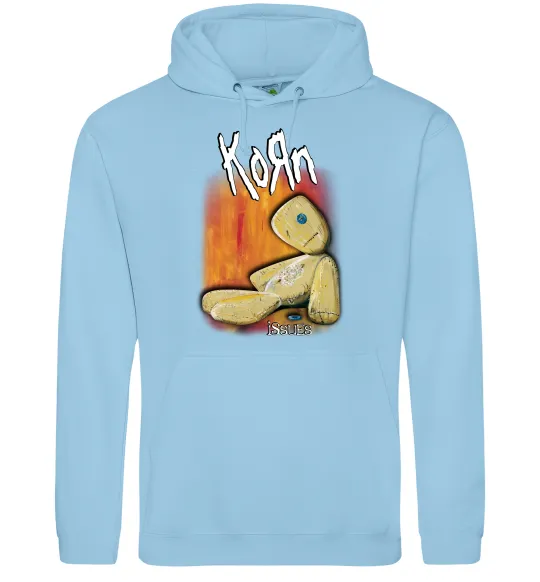 Женская толстовка (худи) Issues Korn Голубой фото