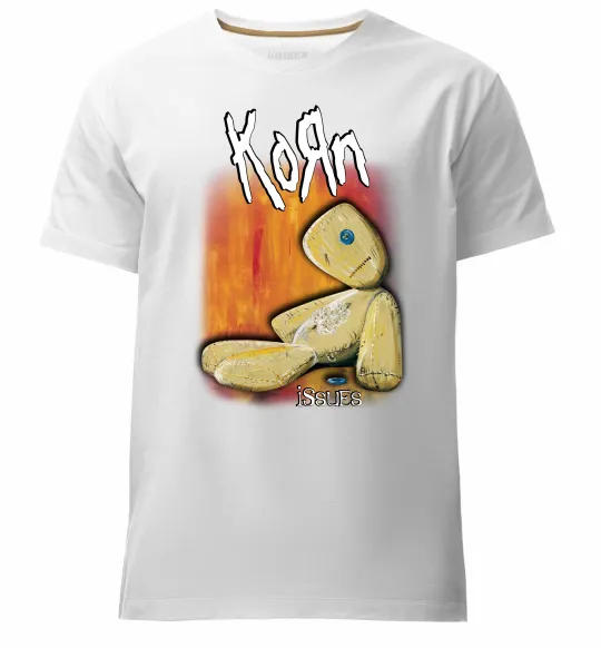 Мужская премиум футболка Issues Korn Белый фото