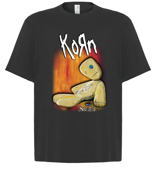 Футболка Оверсайз Issues Korn Черный фото