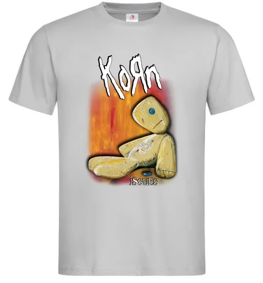 Мужская футболка Issues Korn Серый фото