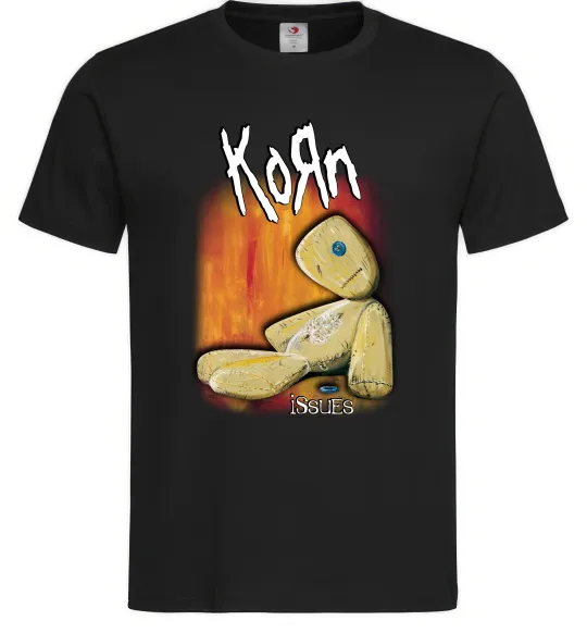 Мужская футболка Issues Korn Черный фото