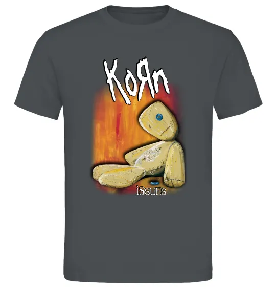 Мужская футболка Issues Korn Графит фото