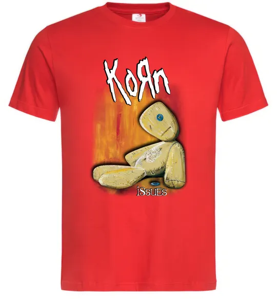Мужская футболка Issues Korn Красный фото