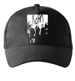 Кепка Korn band Чорний фото