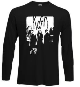 Лонгслив Korn band Черный фото
