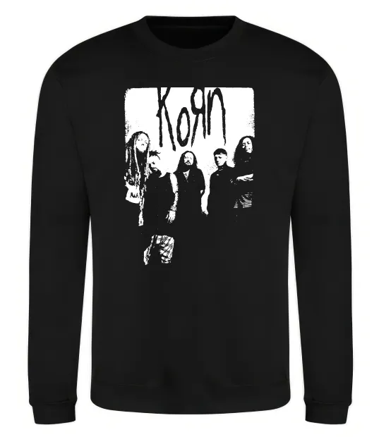 Свитшот Korn band Черный фото
