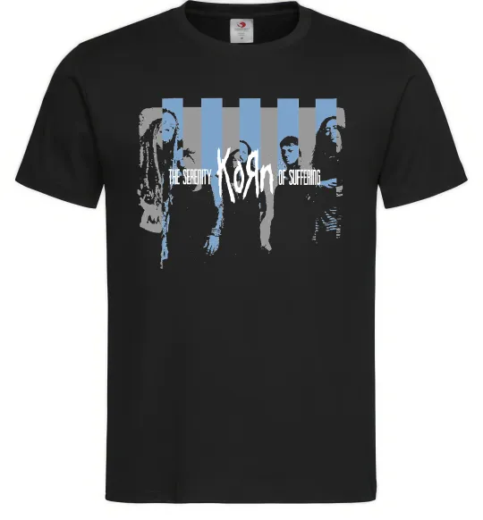 Мужская футболка The serenity of suffering Черный фото