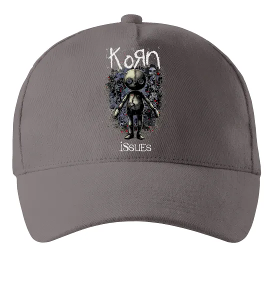 Кепка KoRn issues Серый фото