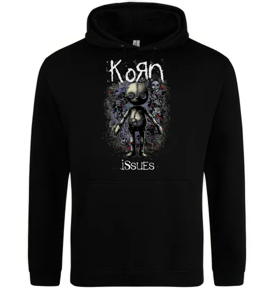 Чоловіча толстовка (худі) KoRn issues Чорний фото