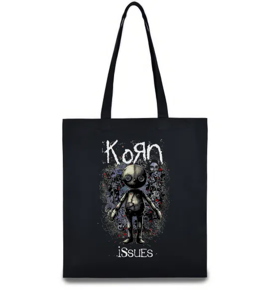 Еко-сумка KoRn issues Чорний фото