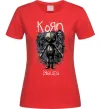 Женская футболка KoRn issues Красный фото