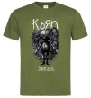 Мужская футболка KoRn issues Оливковый фото