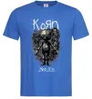 Мужская футболка KoRn issues Ярко-синий фото