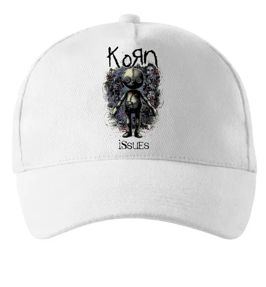 Кепка KoRn issues Белый фото