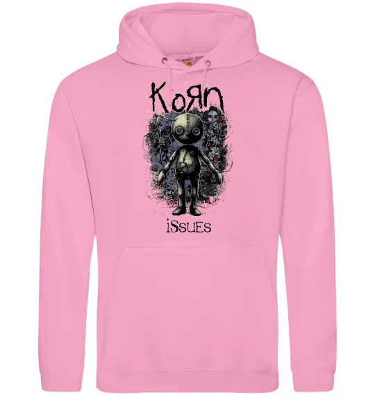 Чоловіча толстовка (худі) KoRn issues Рожевий фото
