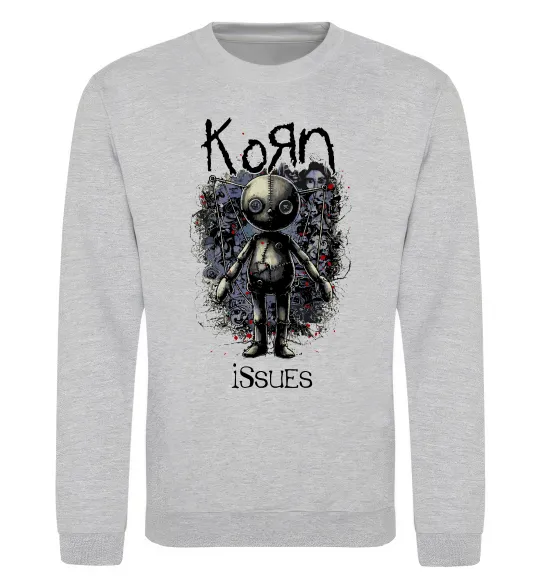 Свитшот KoRn issues Серый меланж фото