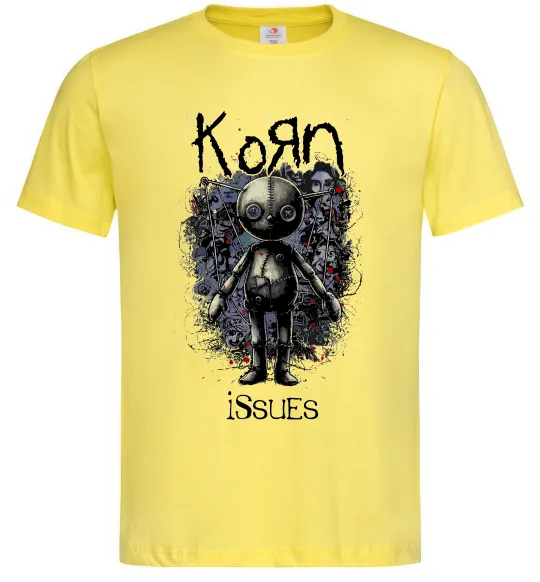 Мужская футболка KoRn issues Лимонный фото