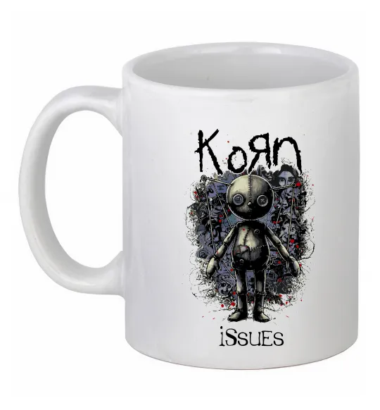 Чашка керамічна KoRn issues Білий фото