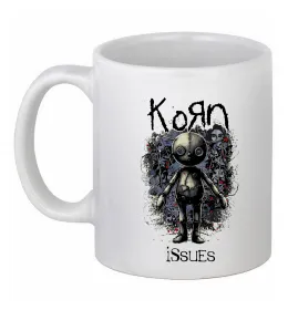 Чашка керамическая KoRn issues Белый фото