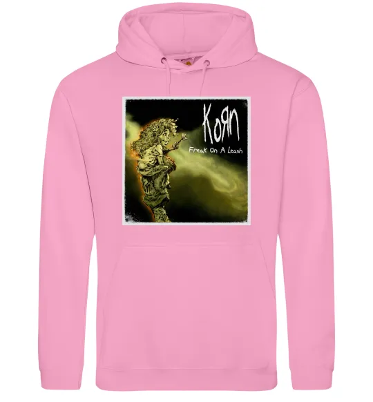 Женская толстовка (худи) Корн Freak on the leash Розовый фото