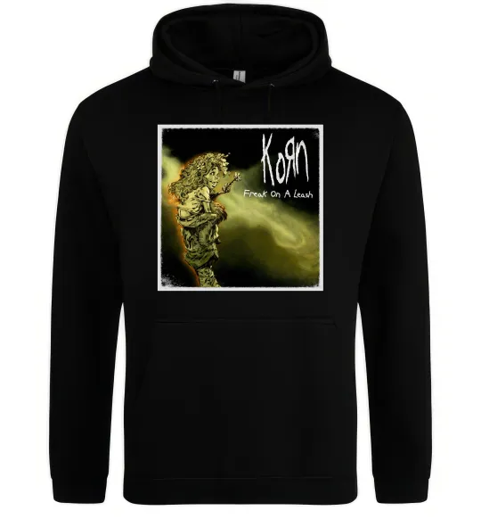 Жіноча толстовка (худі) Корн Freak on the leash Чорний фото