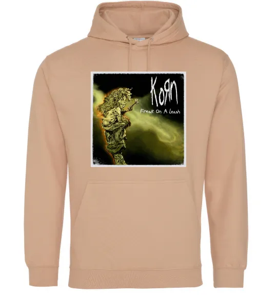 Жіноча толстовка (худі) Корн Freak on the leash Пісочний фото