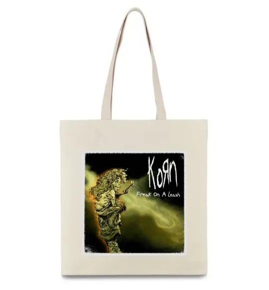 Эко-сумка Корн Freak on the leash Бежевый фото