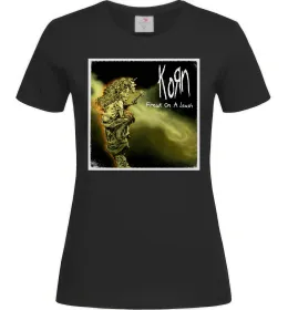 Жіноча футболка Корн Freak on the leash Чорний фото