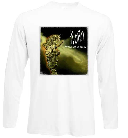 Лонгслів Корн Freak on the leash Білий фото