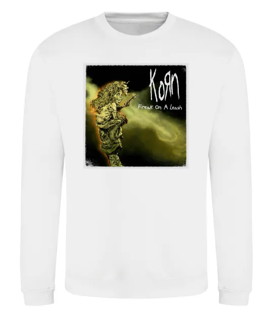 Світшот Корн Freak on the leash Білий фото