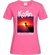 Жіноча футболка Korn follow the leader Яскраво-рожевий фото