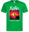 Мужская футболка Korn follow the leader Зеленый фото