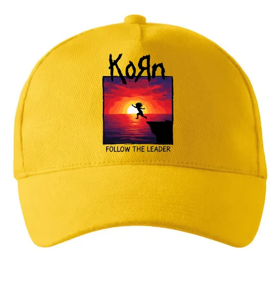 Кепка Korn follow the leader Солнечно желтый фото