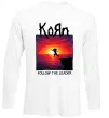 Лонгслив Korn follow the leader Белый фото