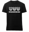Чоловіча преміум футболка Radiohead logo Чорний фото