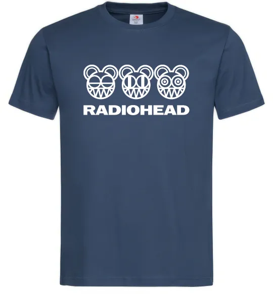 Чоловіча футболка Radiohead logo Темно-синій фото