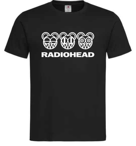 Чоловіча футболка Radiohead logo Чорний фото
