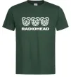 Чоловіча футболка Radiohead logo Темно-зелений фото