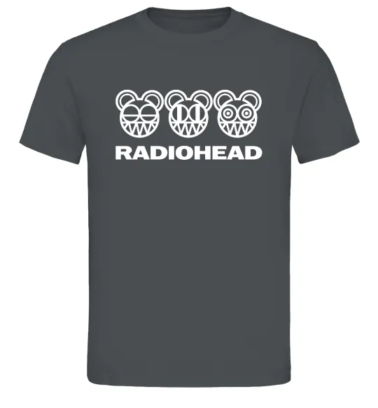 Чоловіча футболка Radiohead logo Графіт фото