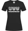 Жіноча футболка Radiohead logo Чорний фото