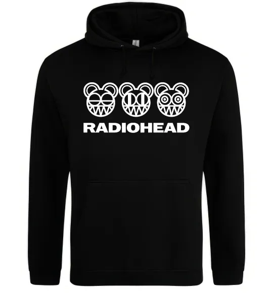 Женская толстовка (худи) Radiohead logo Черный фото