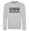 Світшот Radiohead logo Сірий меланж фото