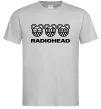 Чоловіча футболка Radiohead logo Сірий фото