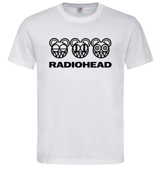 Чоловіча футболка Radiohead logo Білий фото