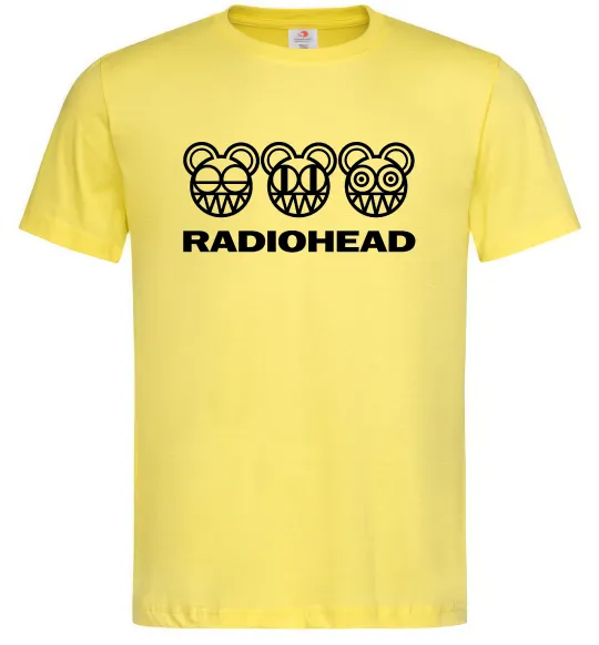Чоловіча футболка Radiohead logo Лимонний фото
