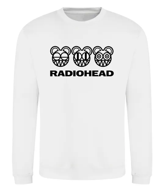 Світшот Radiohead logo Білий фото